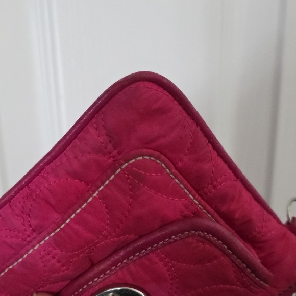 COACH NYLON Quilted Wristlet - Picture 5 of 8